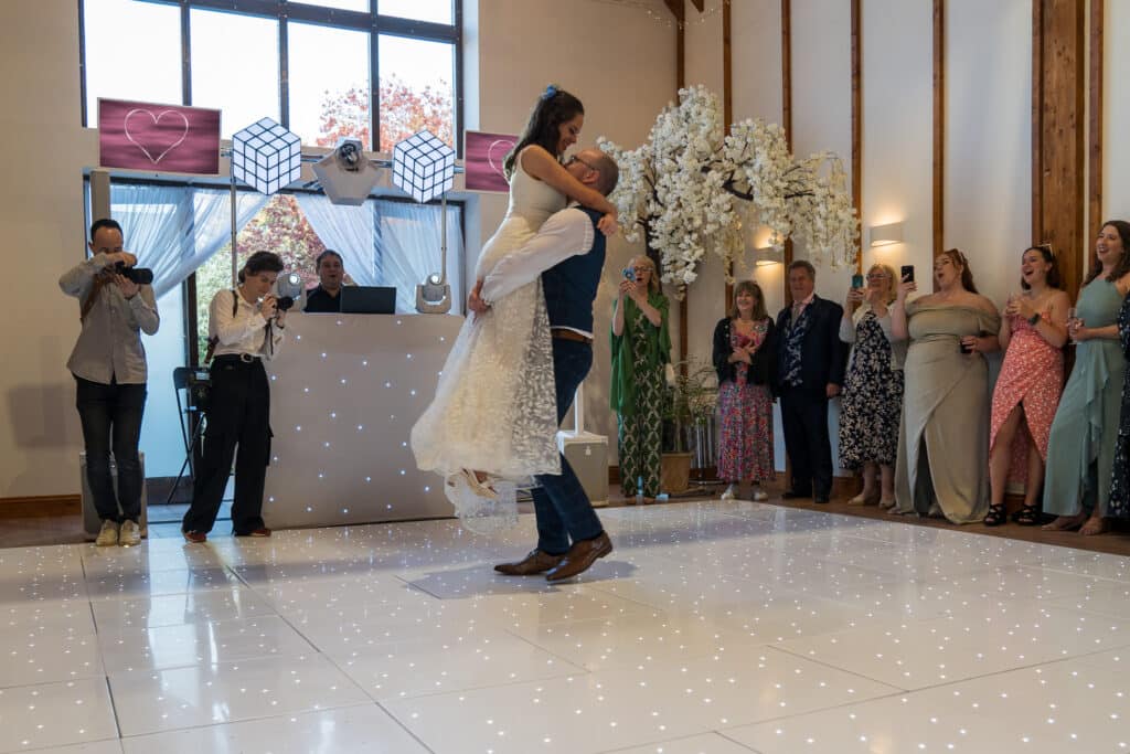 Will and Elen’s Wedding at Winters Tale Country Barn - Fill The Floor Discos
