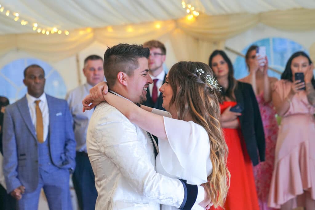 Zoe and Ricco’s Wedding at Oving Village Hall - Fill The Floor Discos