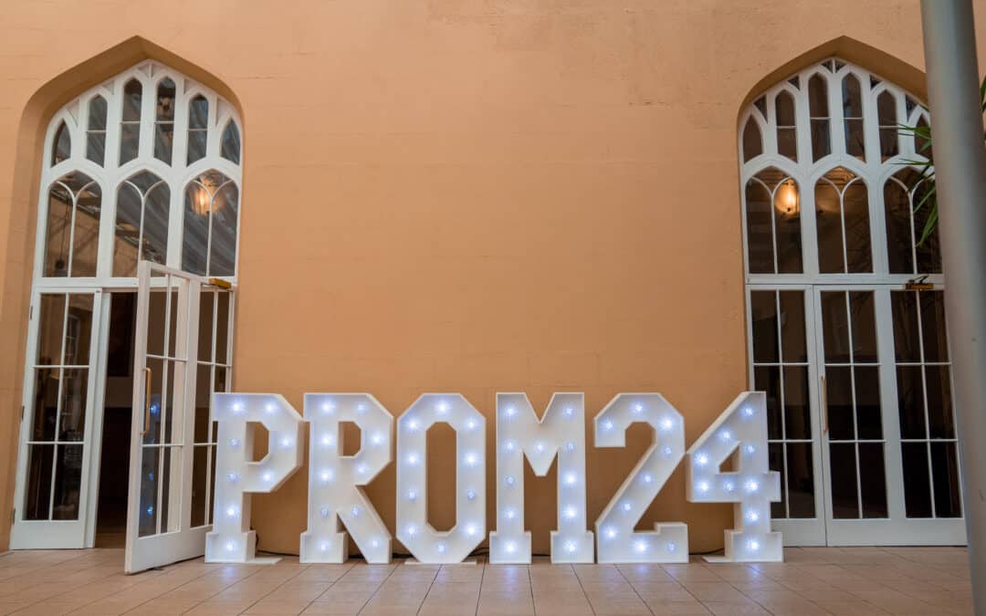 Prom Light Up Letters: 4ft Numbers and Letters That Make the Night