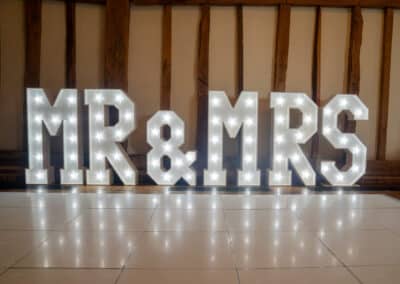 4ft Light-Up Numbers & Letters Hire in Hughenden | Fill The Floor Discos