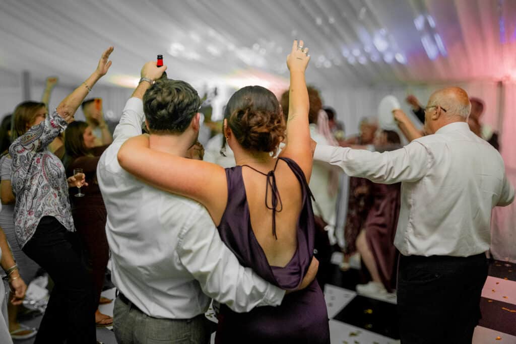 Naomi and Liam&rsquo;s wedding party at home in Croxley Green — Fill The Floor Discos