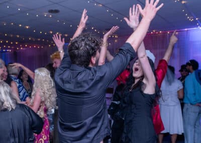 Disco hire Amersham – packed dance floor at a 60th birthday at Amersham & Chiltern Rugby Club