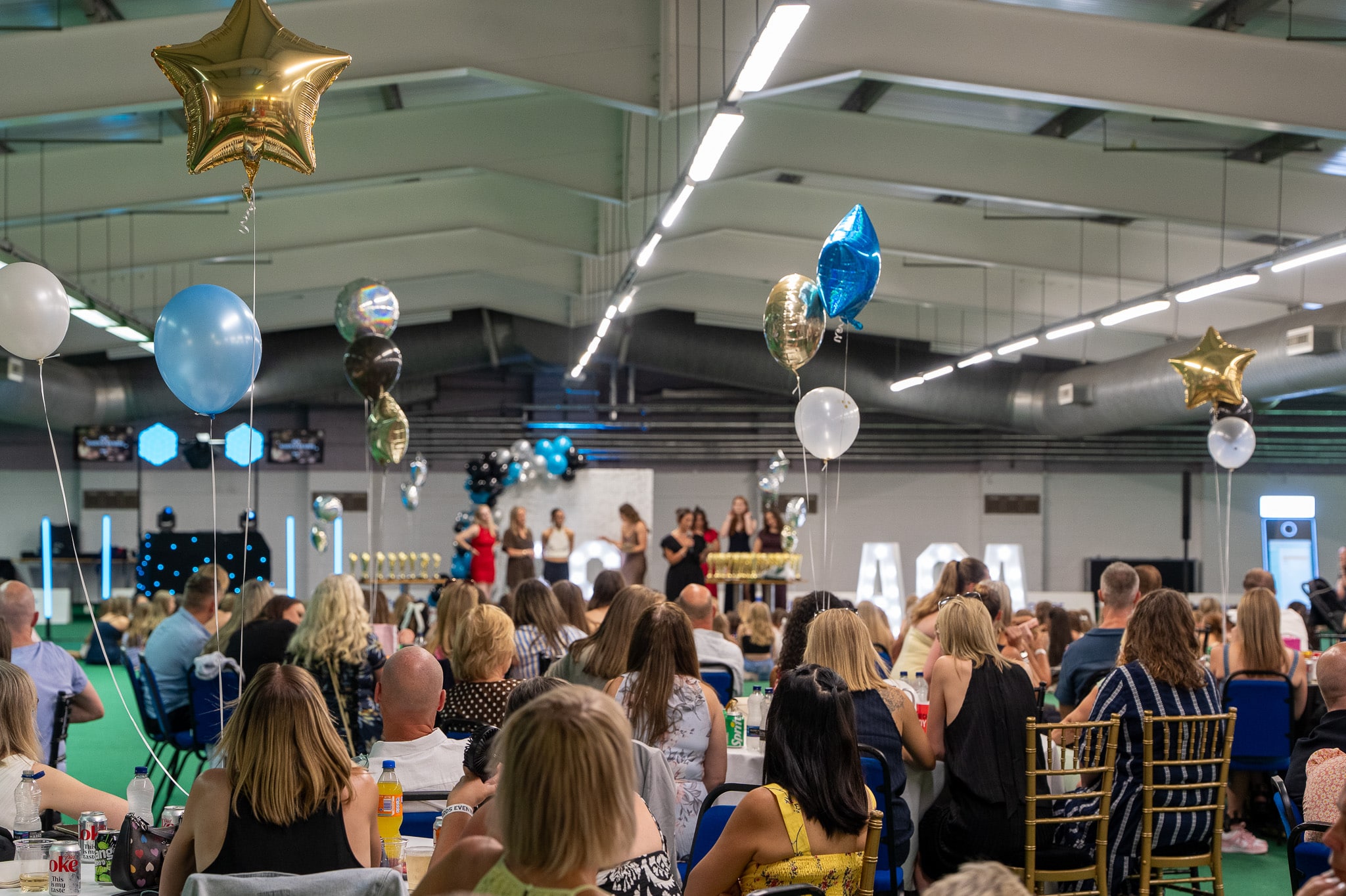 Awards evening in Buckinghamshire with the room seated for the presentations
