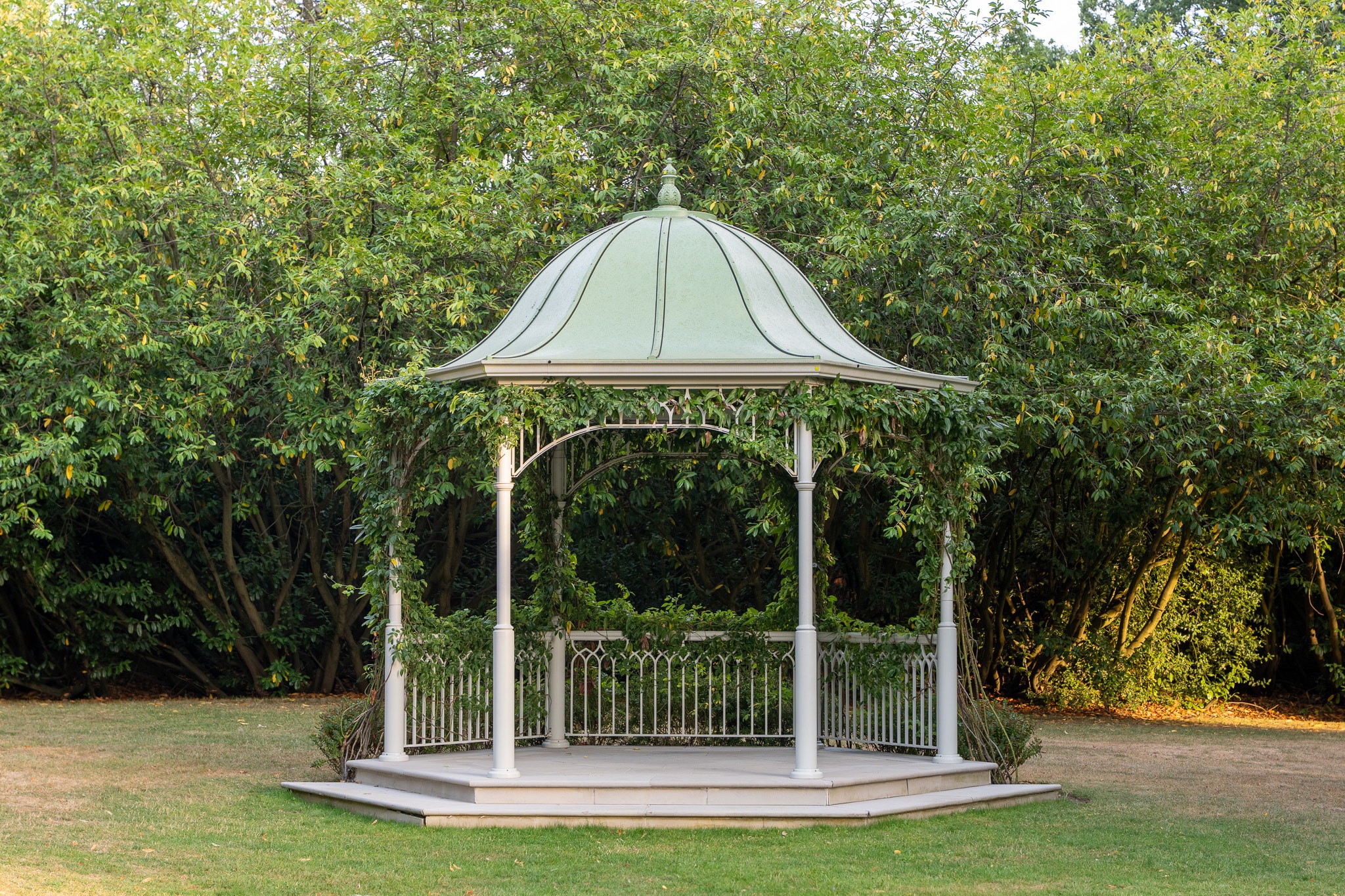 The gazebo on the lawn at Sopwell House