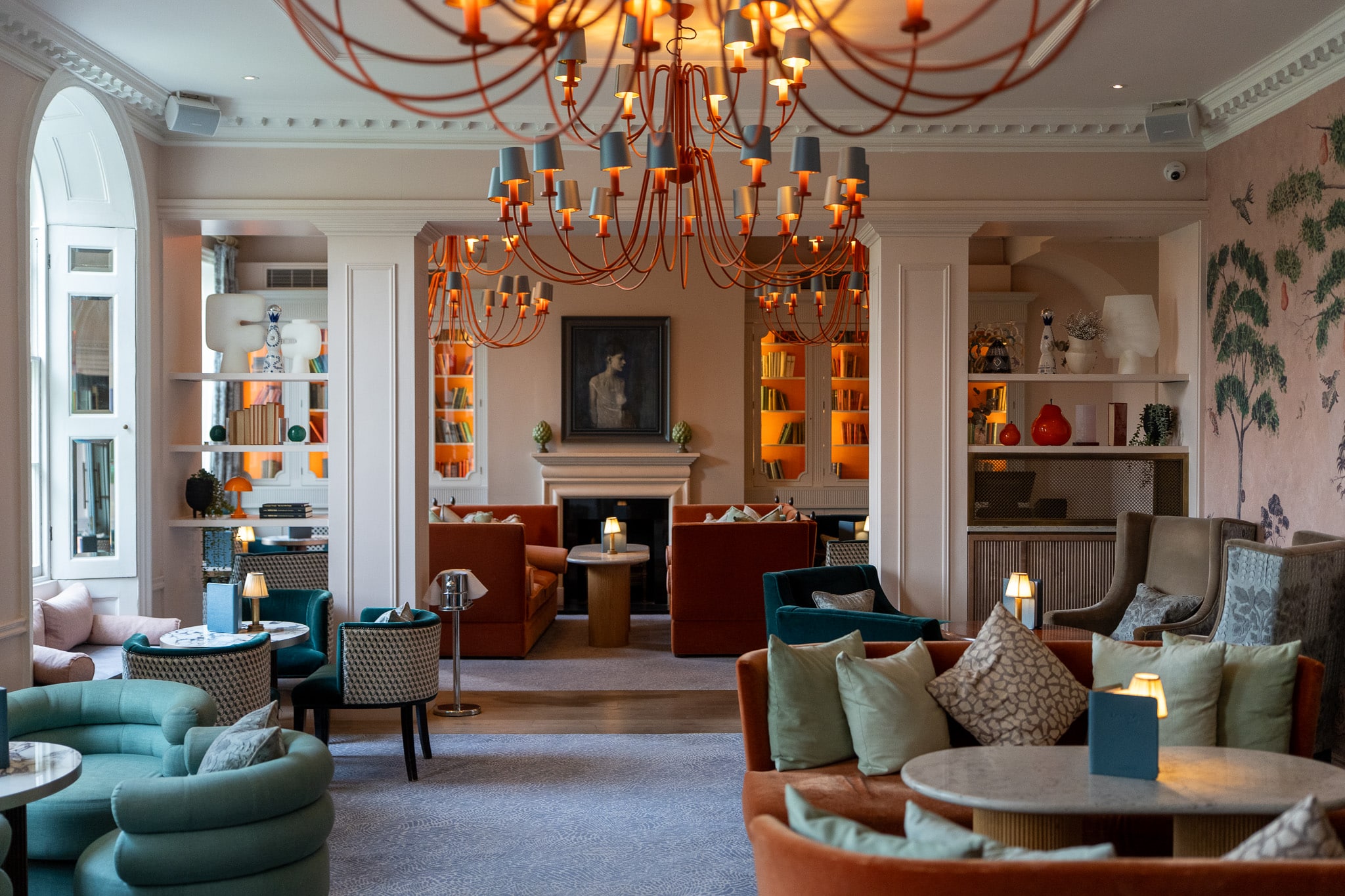 One of the lounges at Sopwell House, St Albans