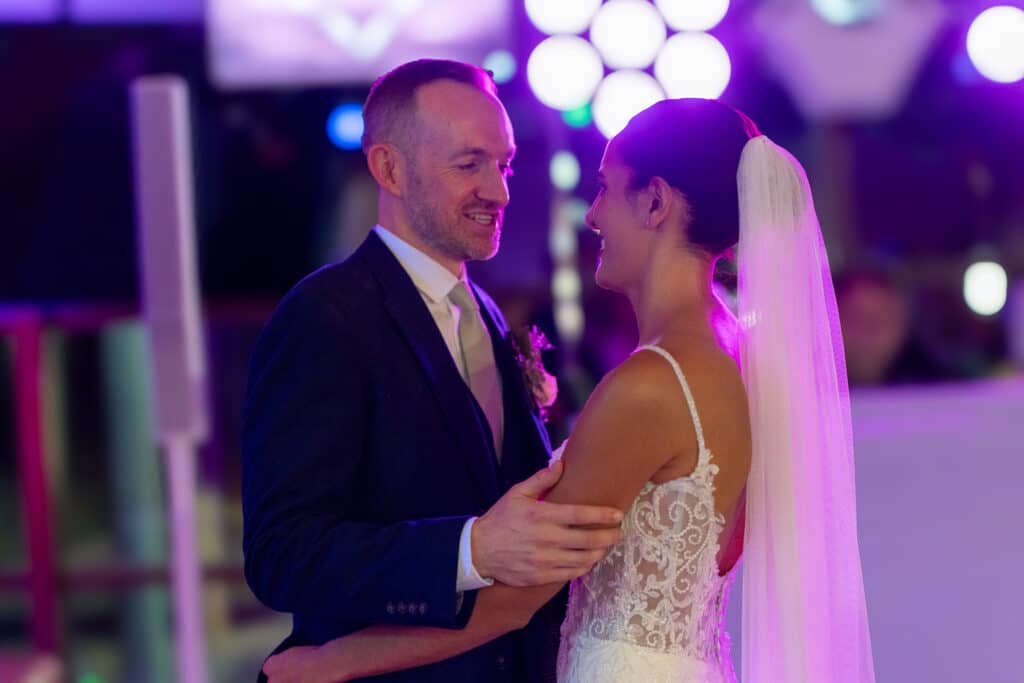 Zoe and Ben’s first dance at Richings Park Golf Club